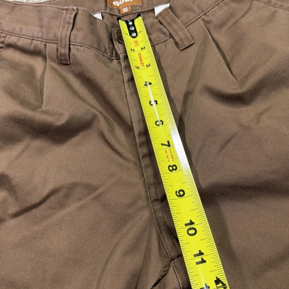 Golf Le Fleur Wang Brown Chino Pants Embroidered Size 34/30 Great Condition